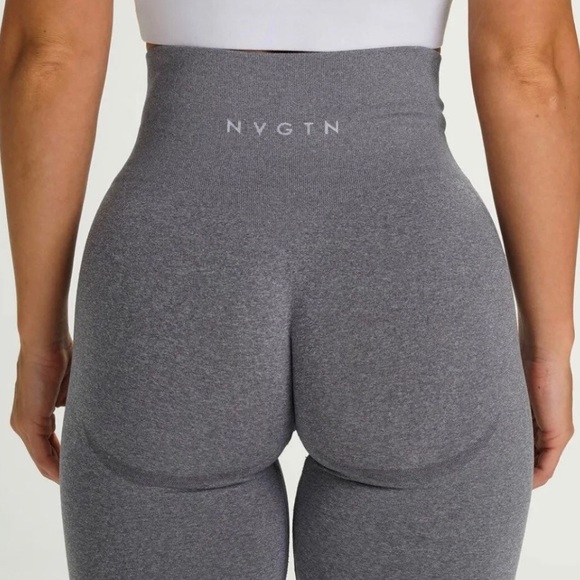 NVGTN Pants - NVGTN Khaki Grey Leggings